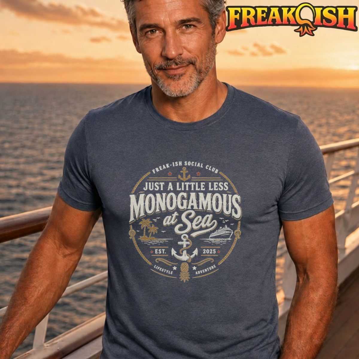 Less Monogamous at Sea Unisex Tee | FREAK-ISH