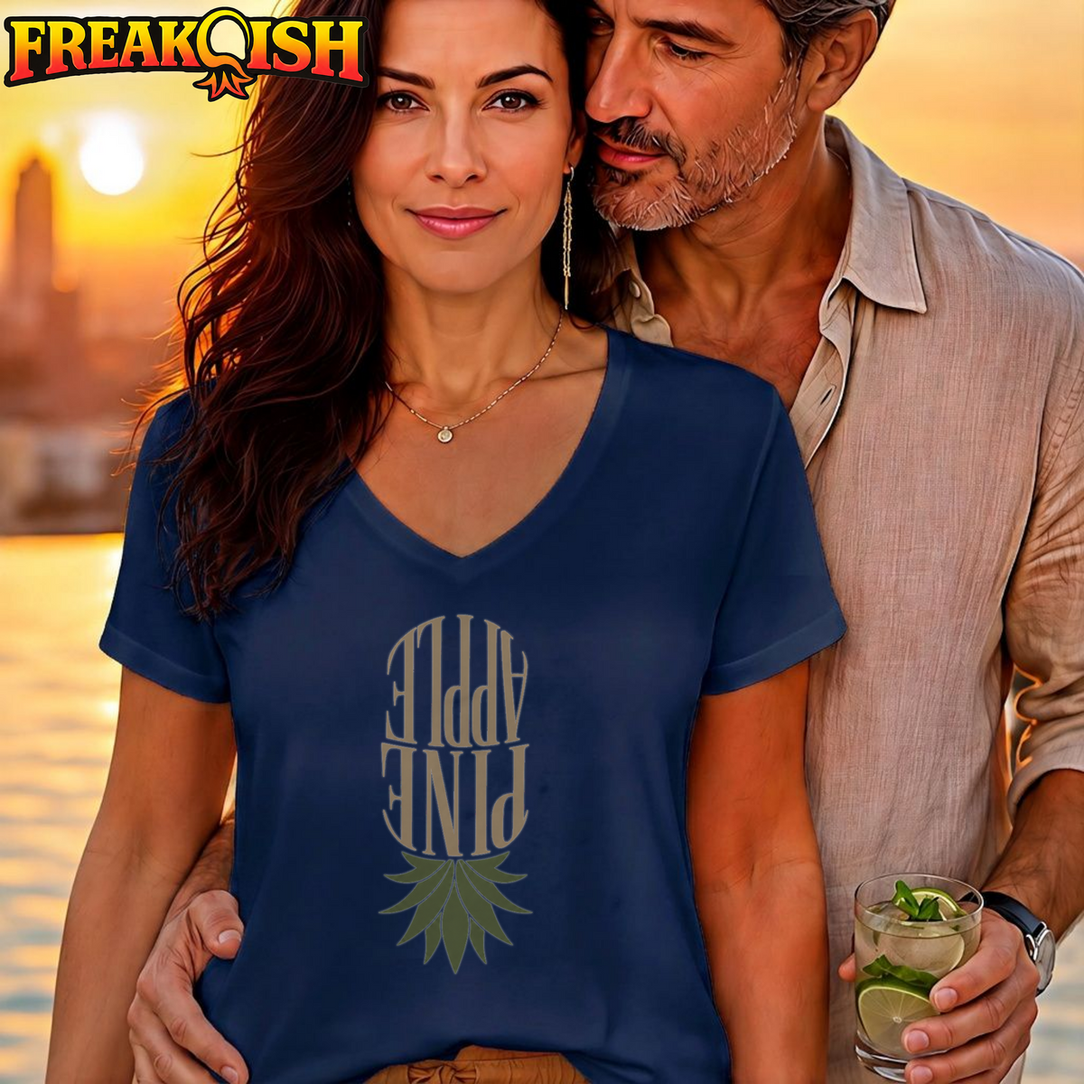 Pine Apple V-Neck | FREAK-ISH