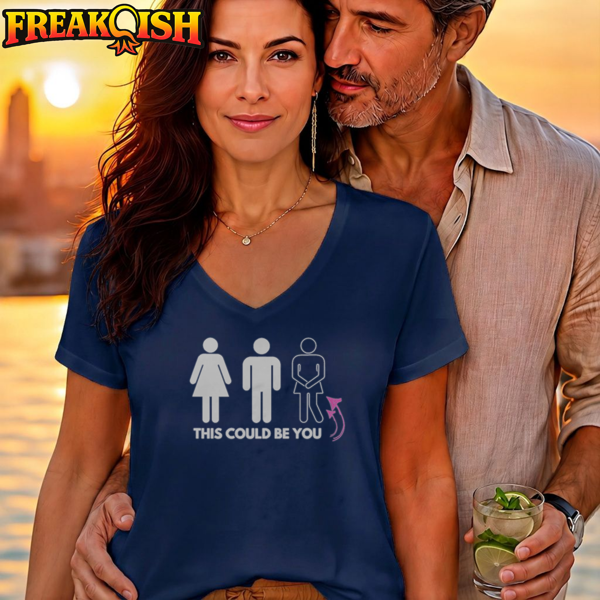 This Could Be You Relaxed V-Neck | FREAK-ISH