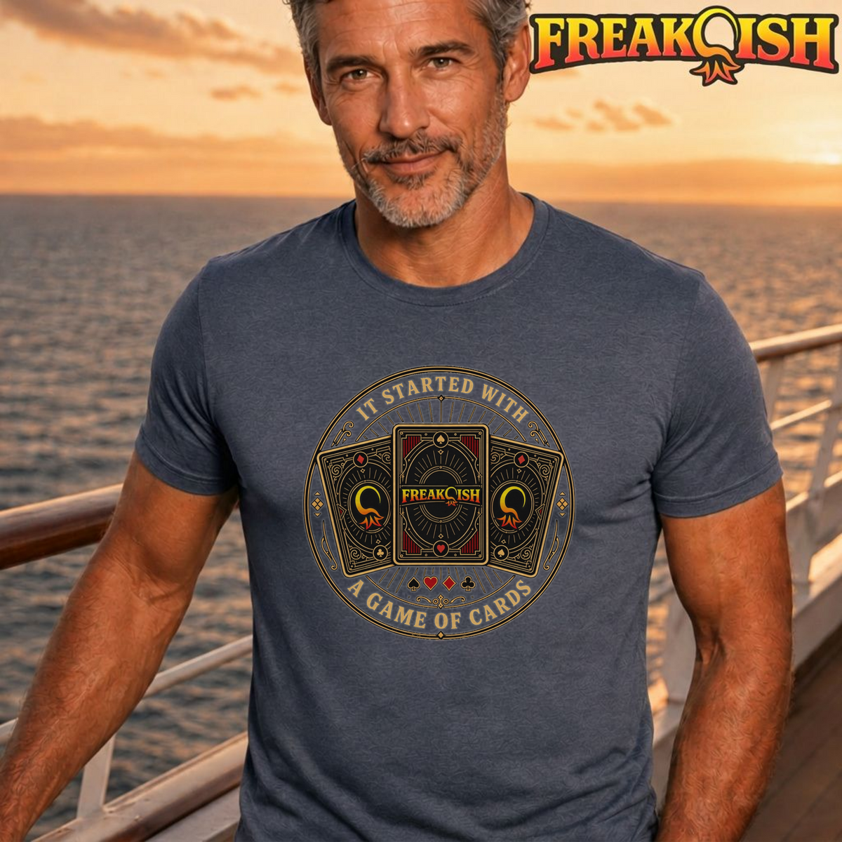 It Started With A Game Of Cards Unisex Tee | FREAK-ISH
