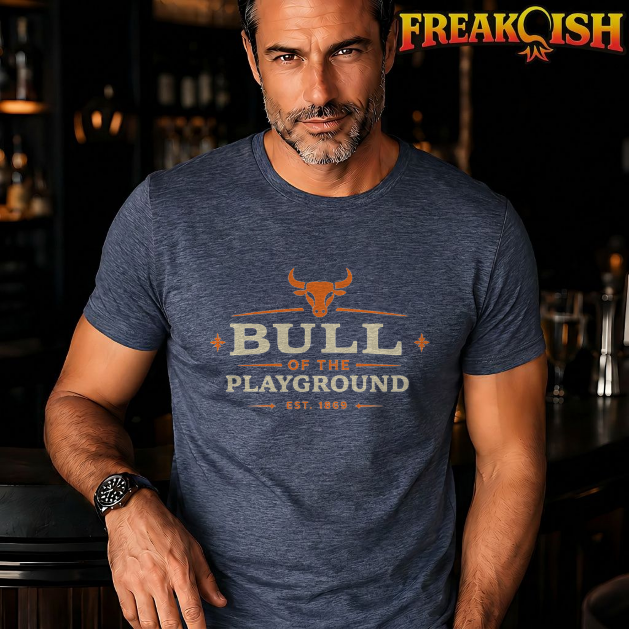 Bull of The Playground Unisex Tee | FREAK-ISH