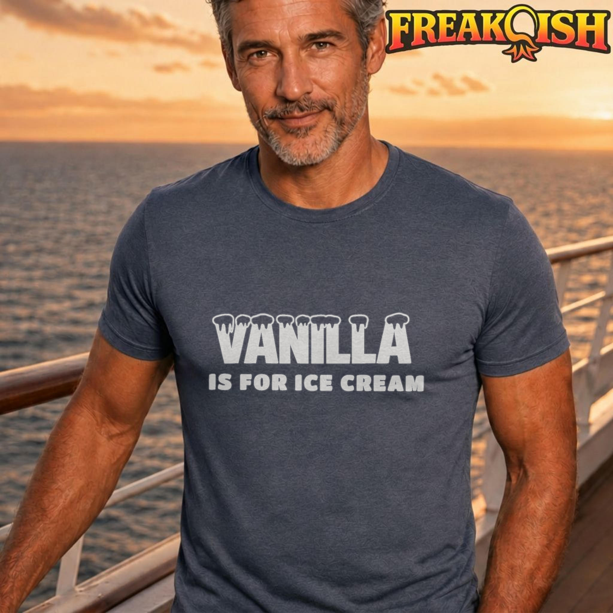 Vanilla Is For Ice Cream Unisex Tee | FREAK-ISH