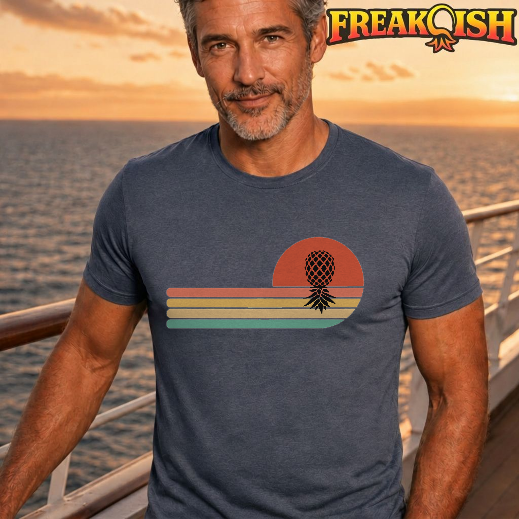 Swingin Sunset Unisex Tee | FREAK-ISH