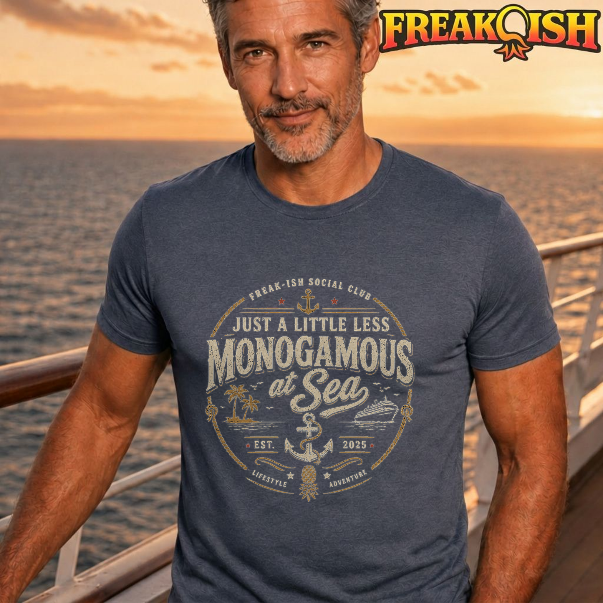 Less Monogamous at Sea Unisex Tee | FREAK-ISH