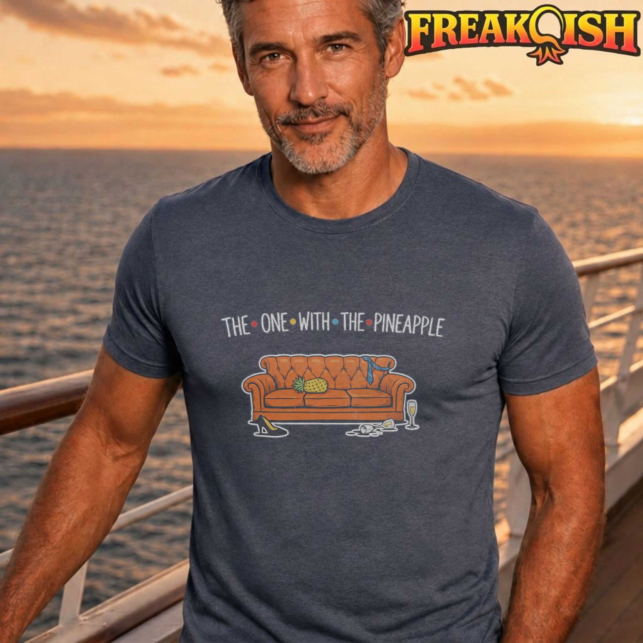 The One With The Pineapple Unisex Tee | FREAK-ISH