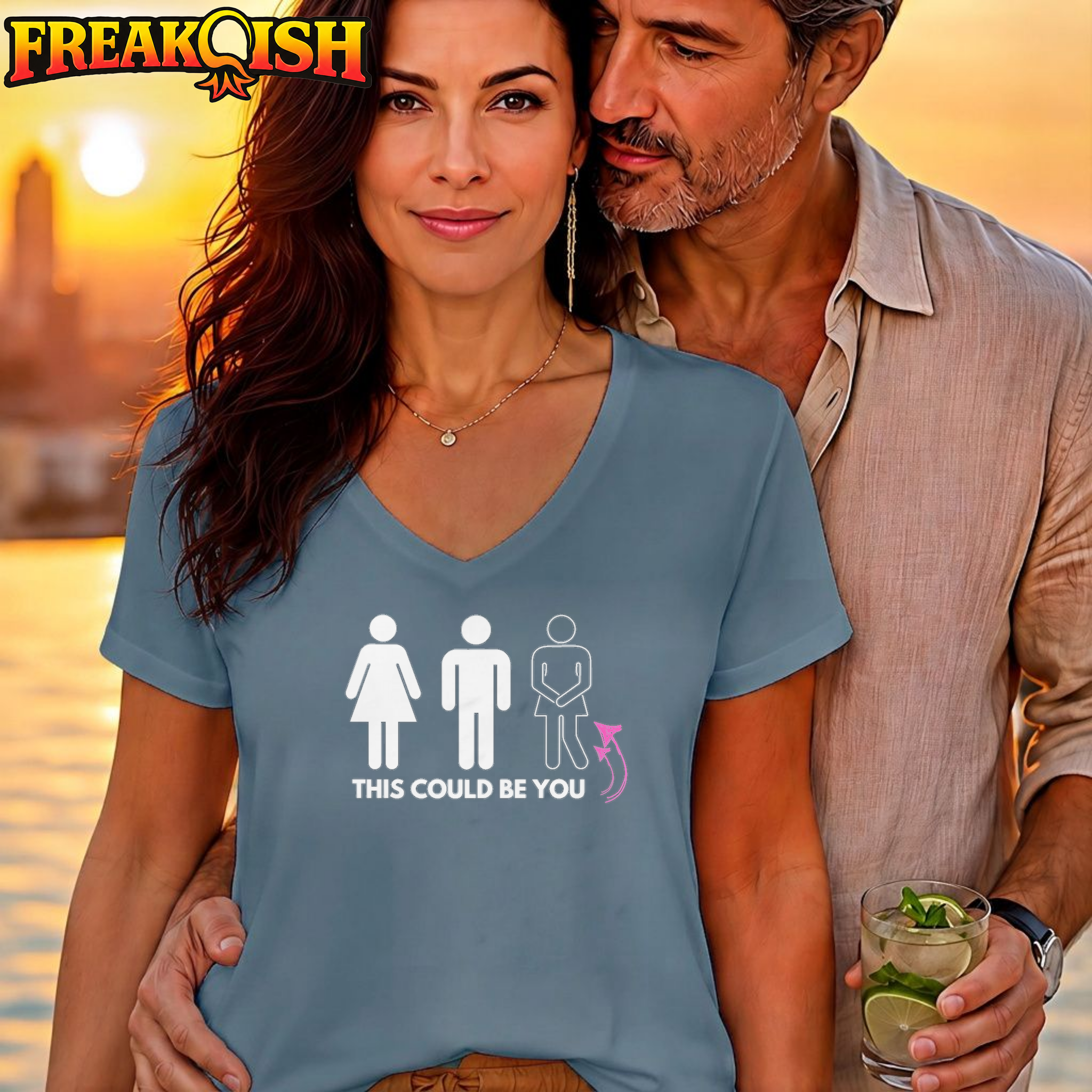 This Could Be You Relaxed V-Neck | FREAK-ISH