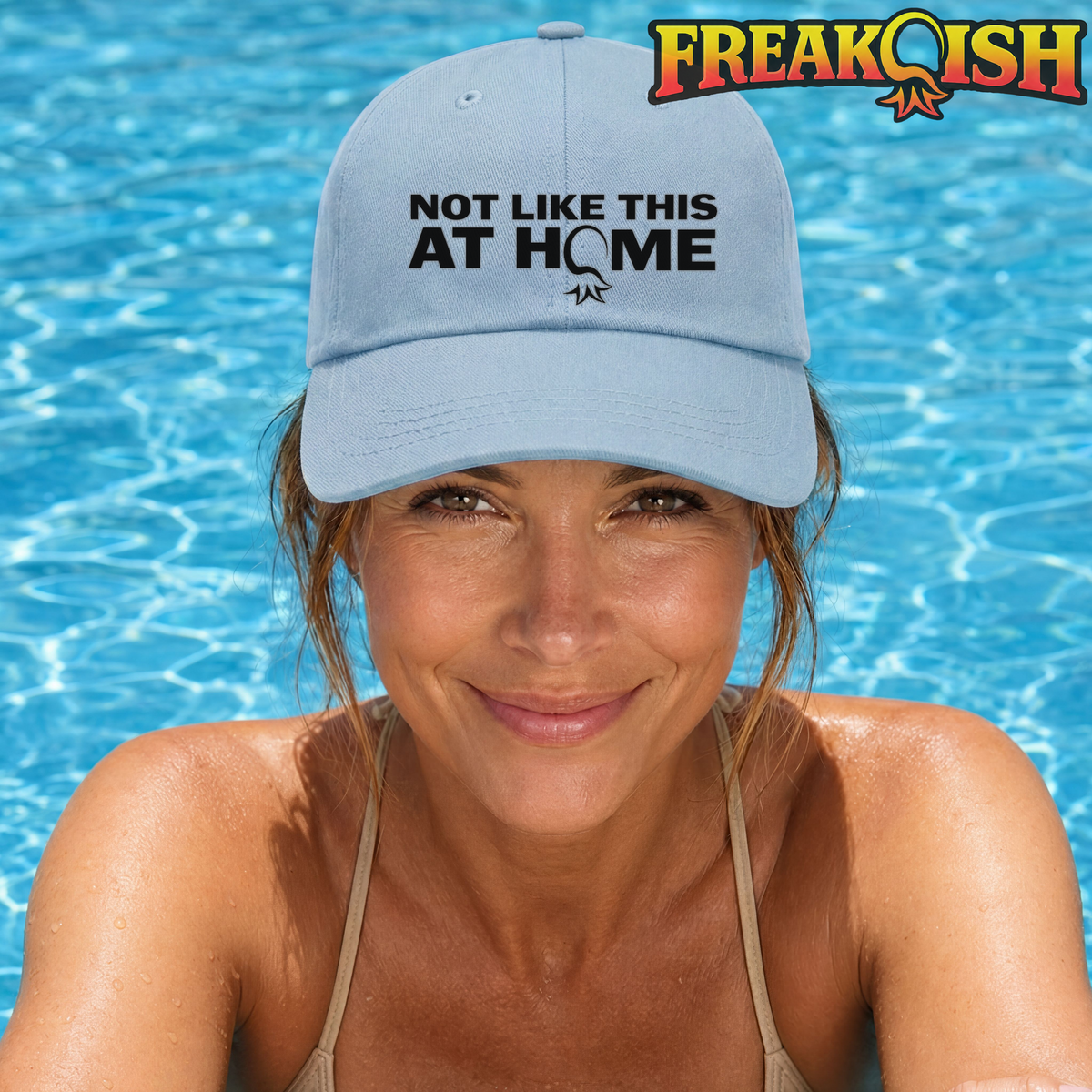 Not Like This at Home Embroidered Hat | FREAK-ISH