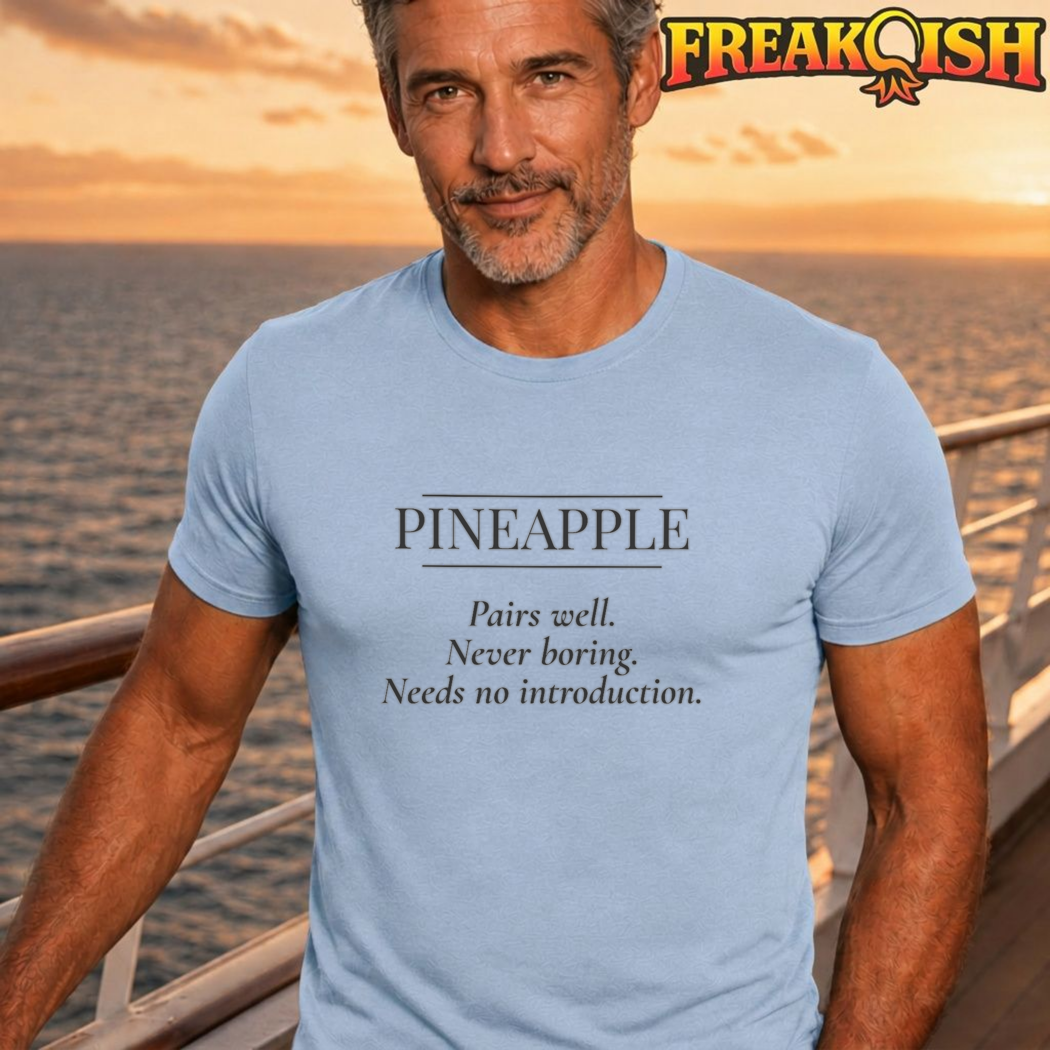 Pineapple Pairs Well Unisex Tee | FREAK-ISH