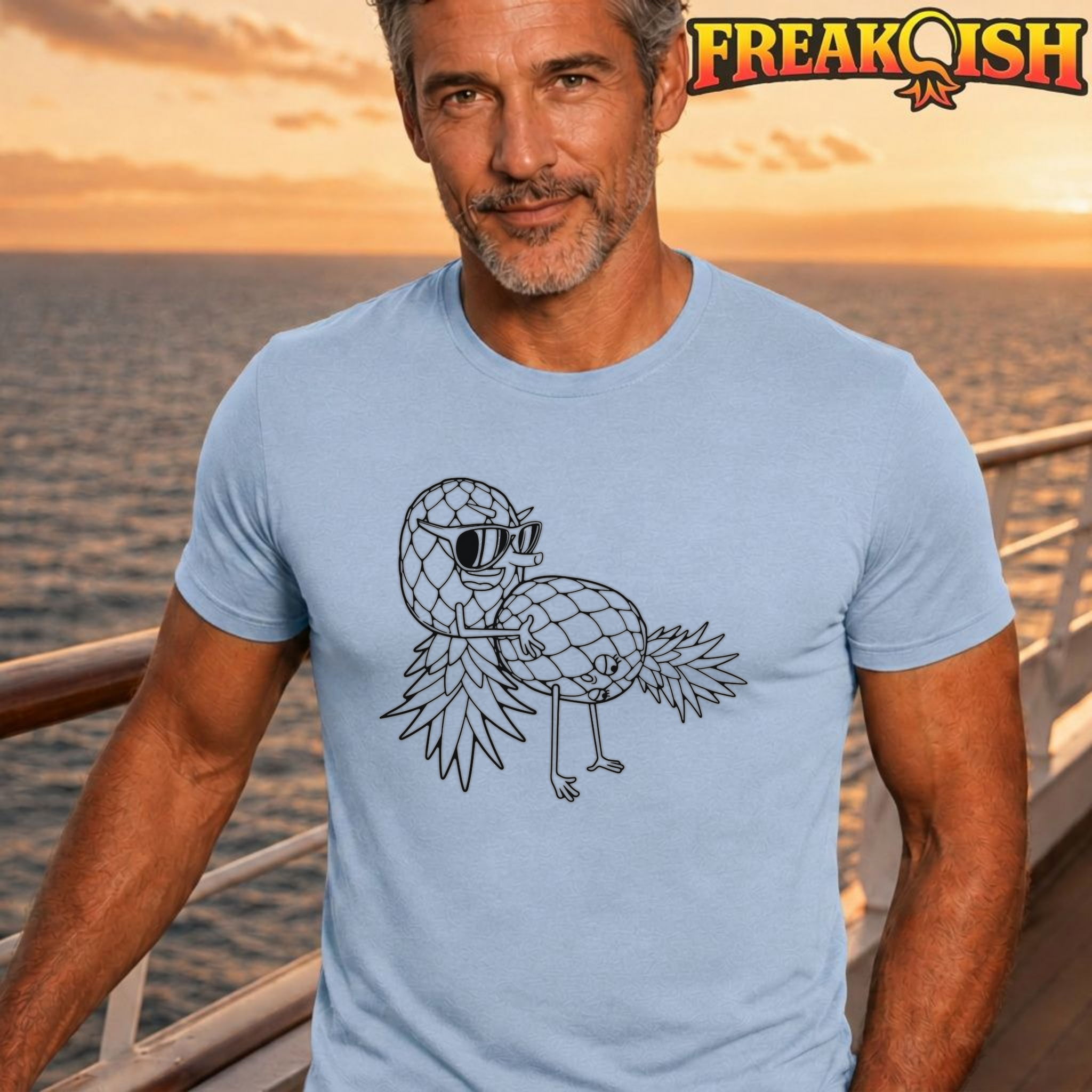 Pineapple Love Unisex Tee | FREAK-ISH