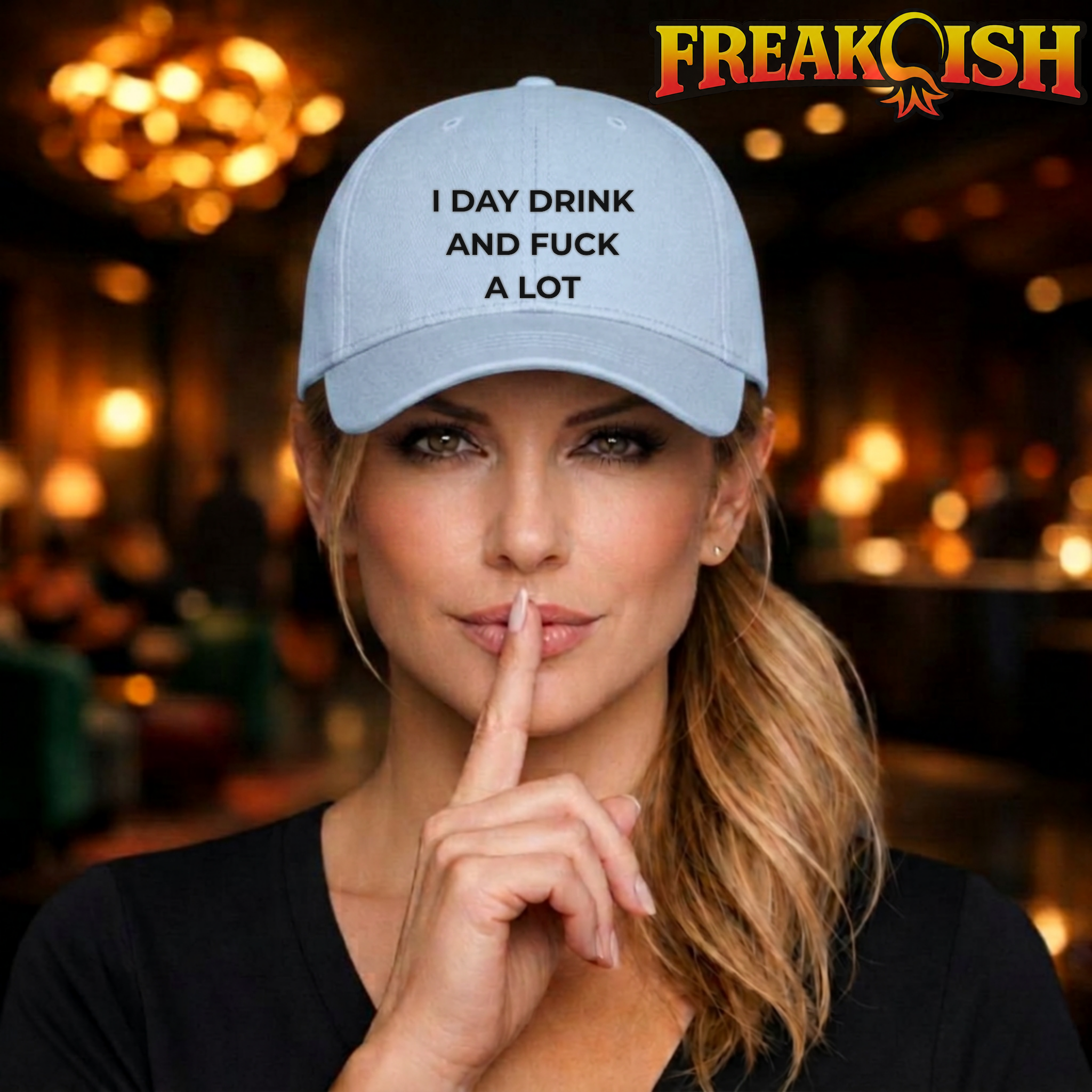 Day Drinking and F@ck Embroidered Hat | FREAK-ISH