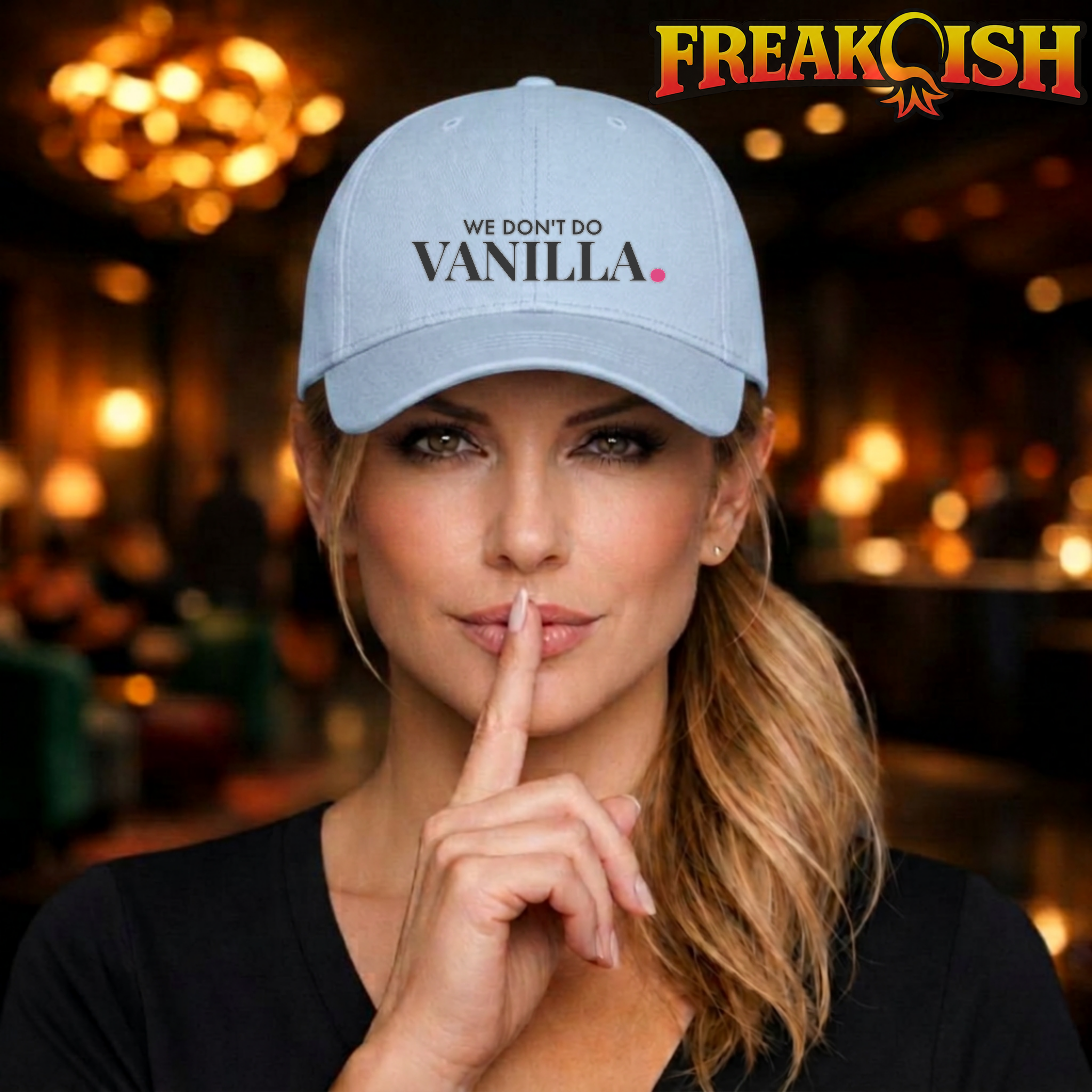 We Don't Do Vanilla Embroidered Hat | FREAK-ISH