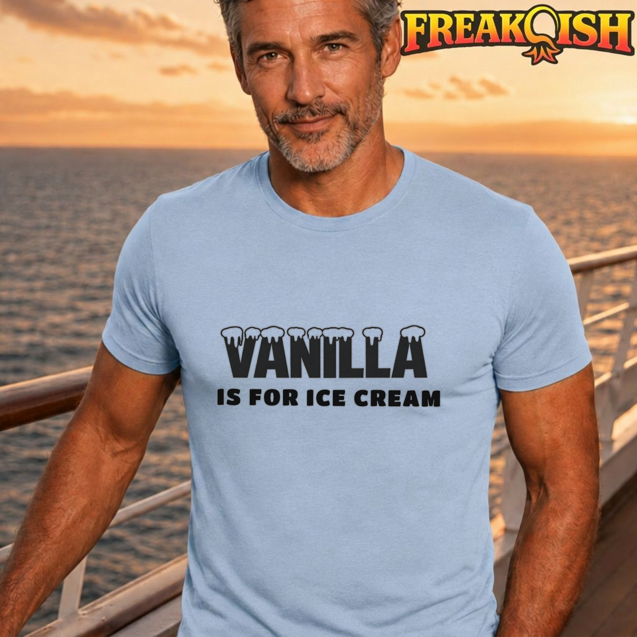 Vanilla Is For Ice Cream Unisex Tee | FREAK-ISH