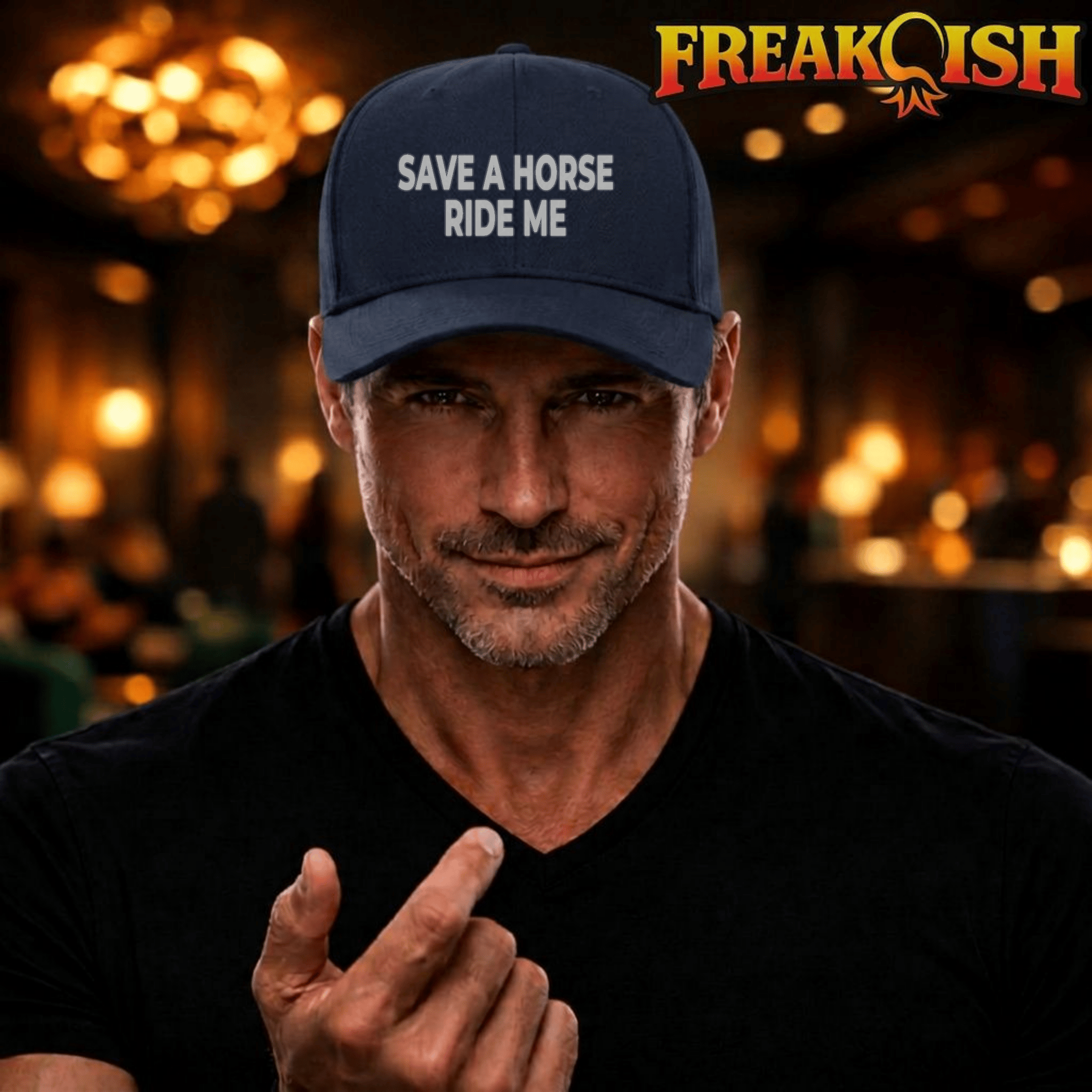 Save A Horse Ride Me Embroidered Hat | FREAK-ISH