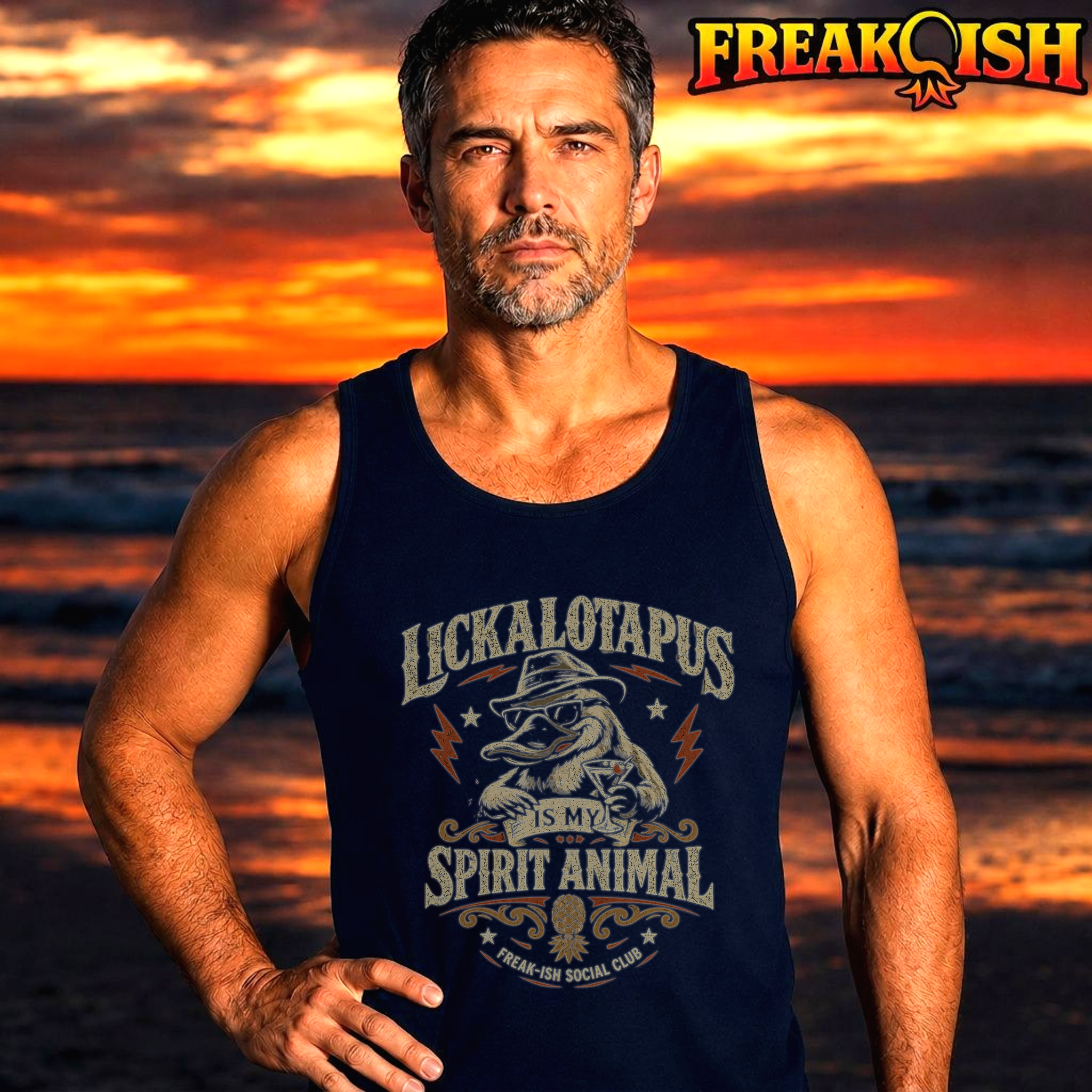 Lickalotapus is My Spirit Animal Men's Tank | FREAK-ISH