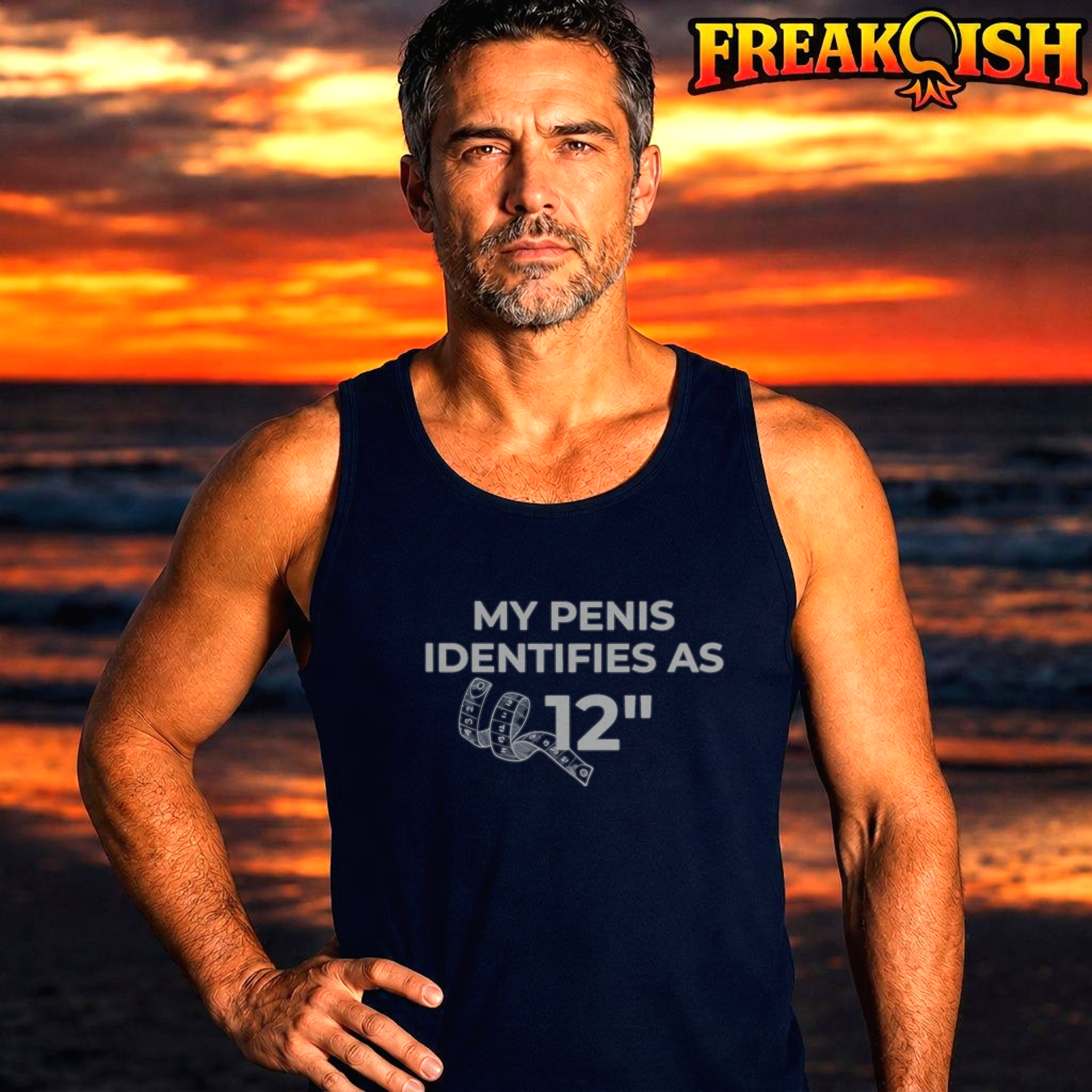My Pen!s Identifies As 12in Men's Tank | FREAK-ISH