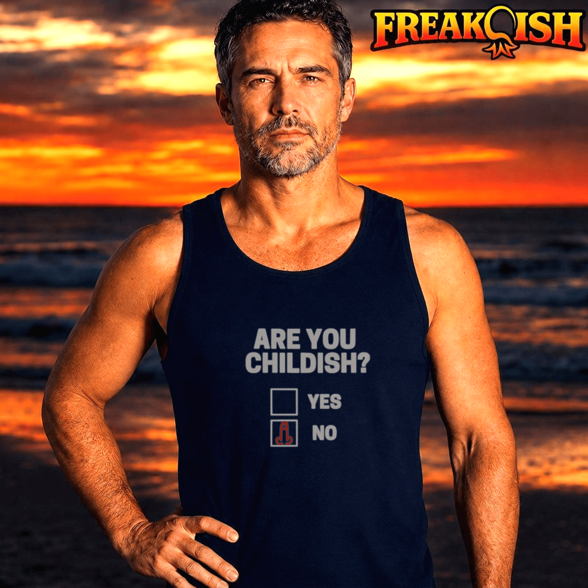Are You Childish Men's Tank | FREAK-ISH