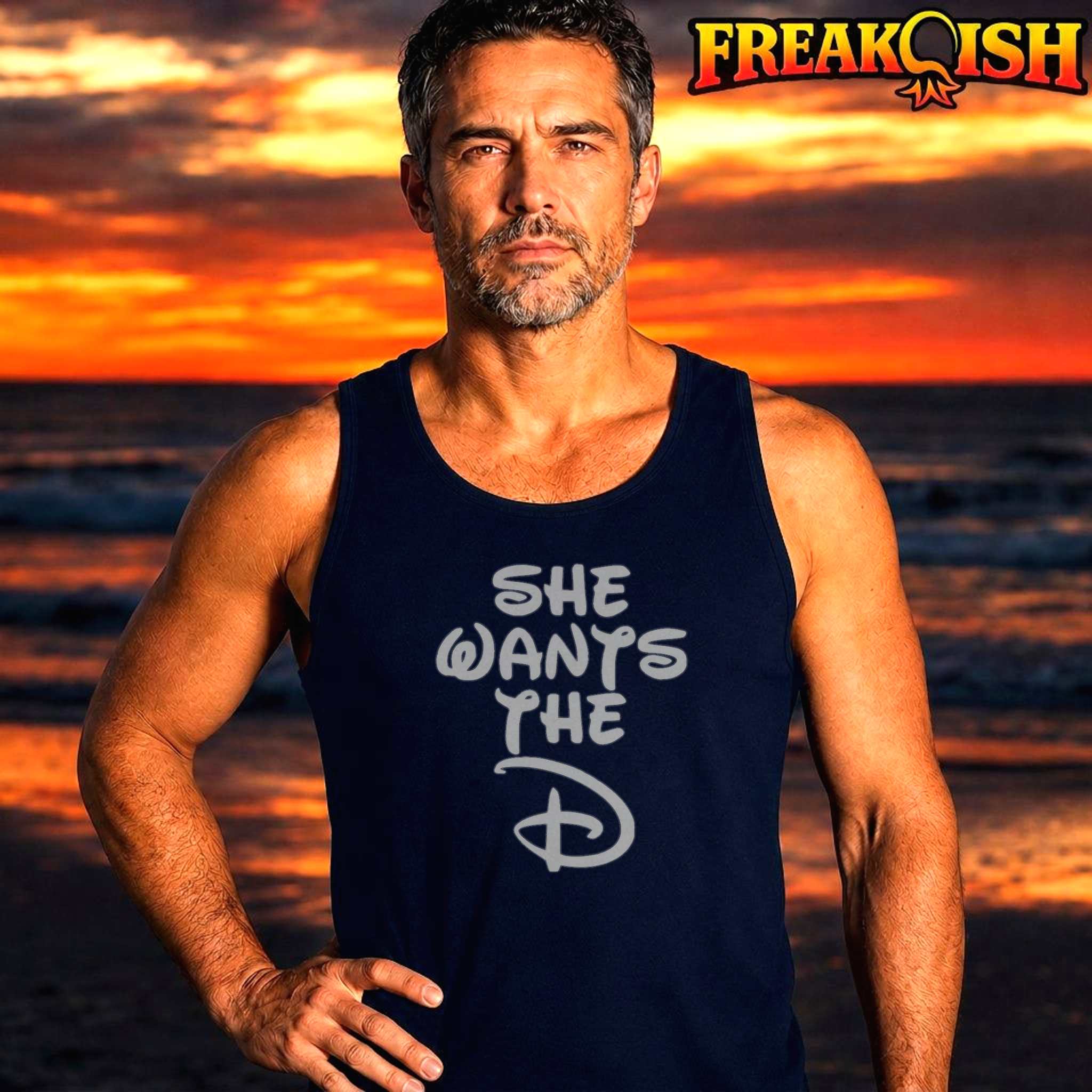 She Wants The D Men's Tank | FREAK-ISH