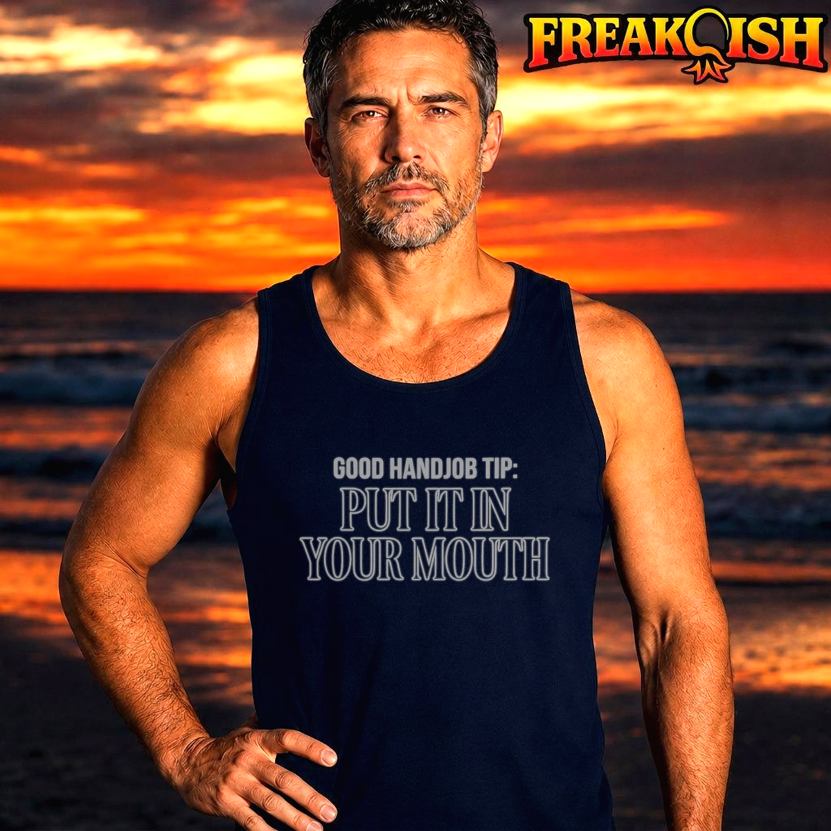 Good Handjob Tip Men's Tank | FREAK-ISH