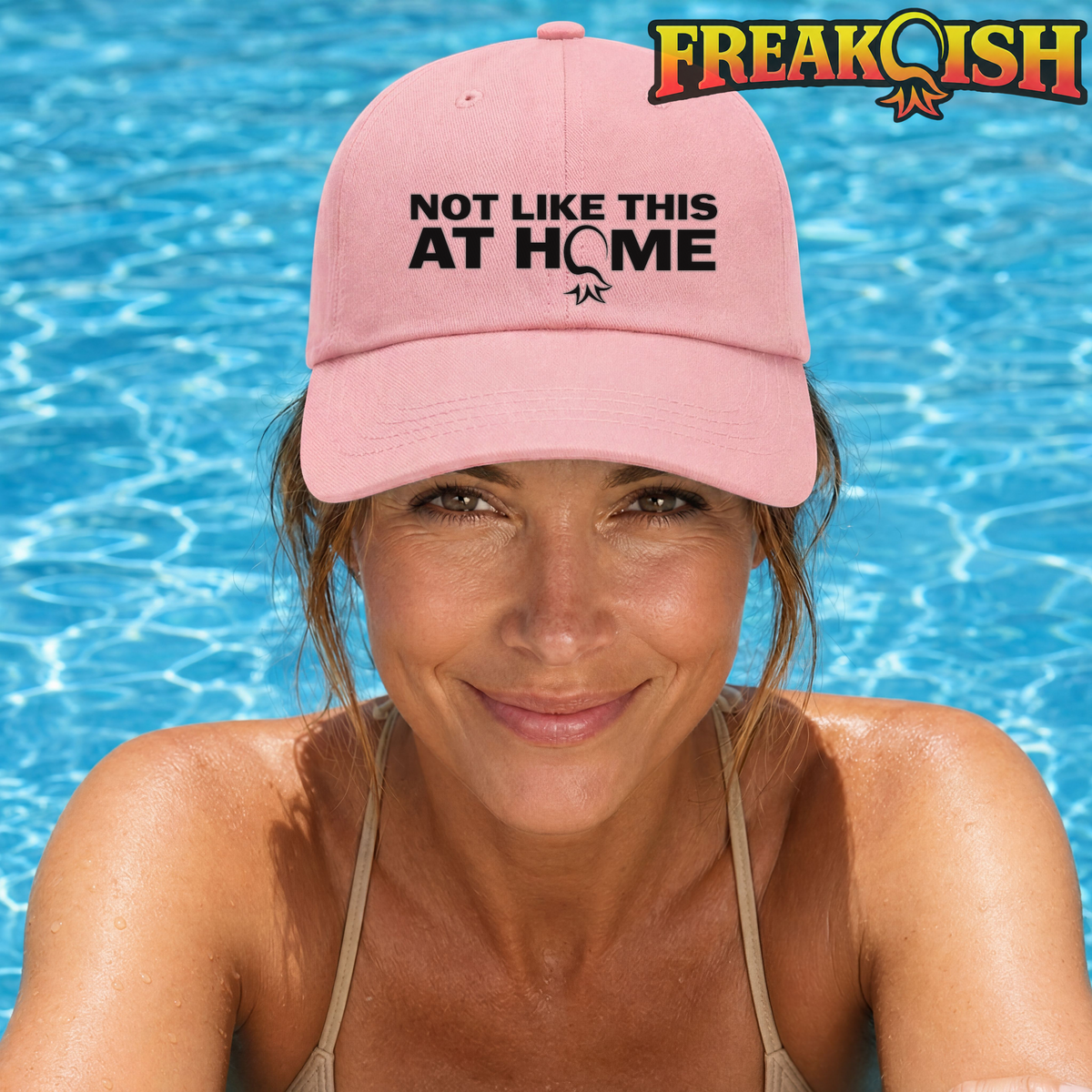 Not Like This at Home Embroidered Hat | FREAK-ISH