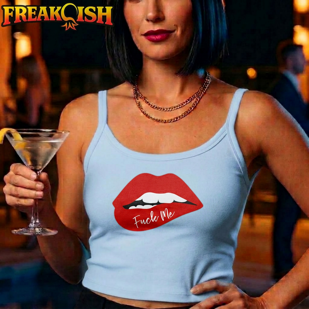 F*ck Me Ladies Crop Tank | FREAK-ISH