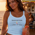 Naughtier Than I Look Ladies Crop Tank | FREAK-ISH