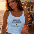 Marriage Counselor's Worst Nightmare Ladies Crop Tank | FREAK-ISH