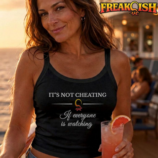 Not Cheating Ladies Crop Tank | FREAK-ISH