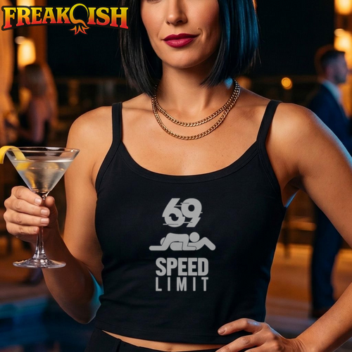 69 Speed Limit Ladies Crop Tank | FREAK-ISH