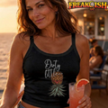 Dirty Little Pineapple Ladies Crop Tank | FREAK-ISH