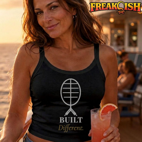 Built Different Ladies Crop Tank | FREAK-ISH