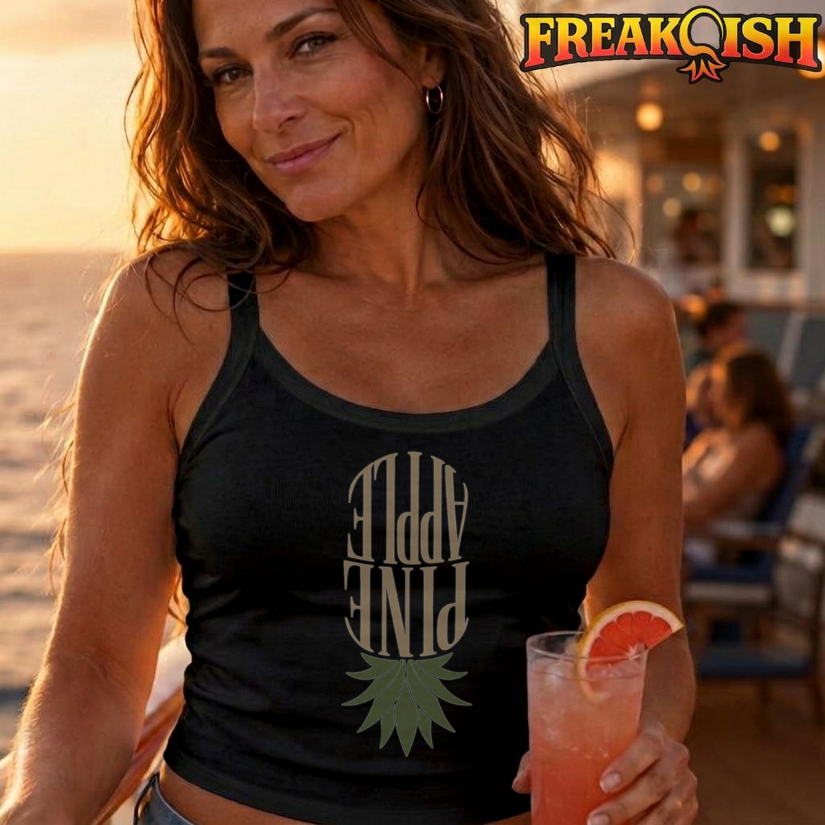 Pine Apple Crop Tank | FREAK-ISH