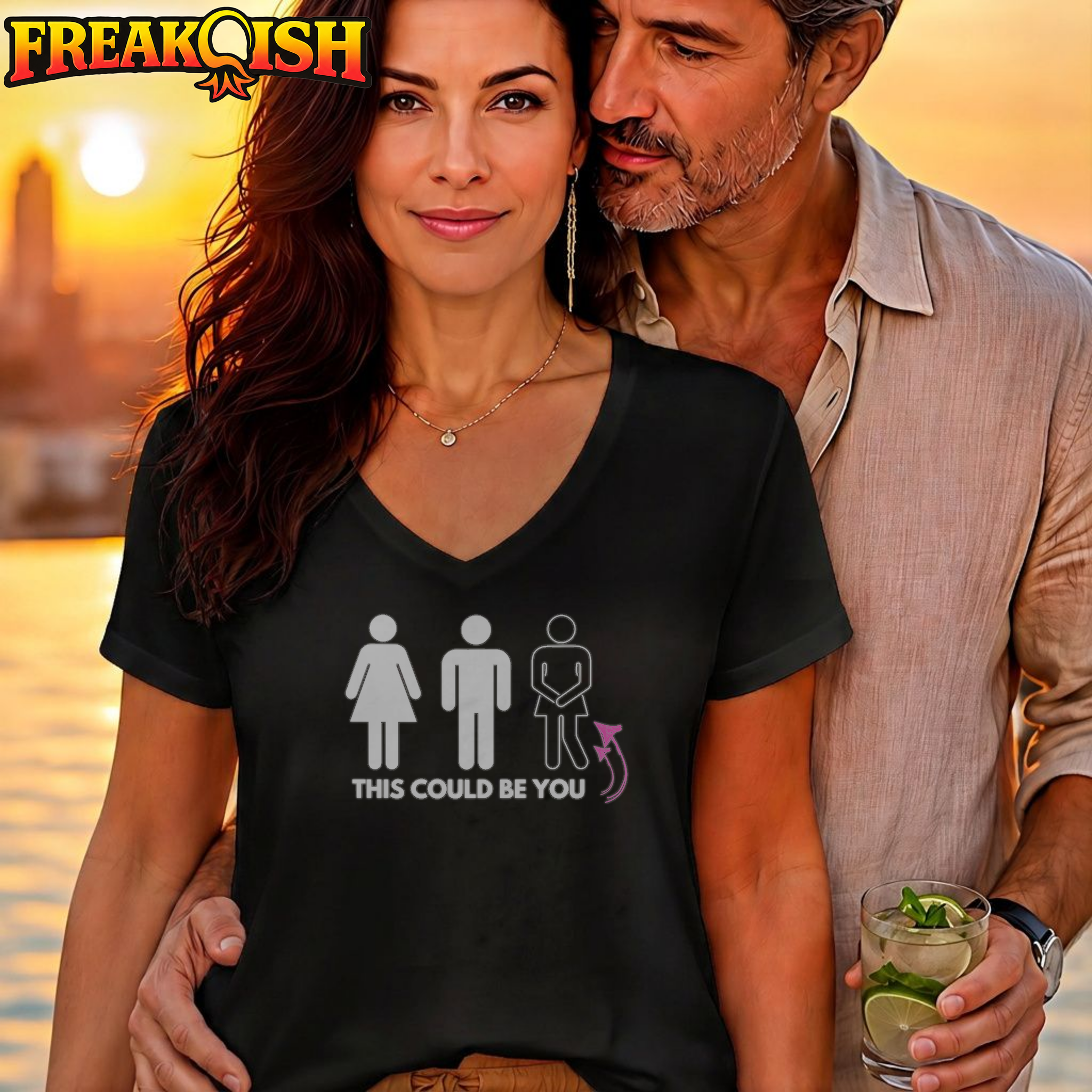This Could Be You Relaxed V-Neck | FREAK-ISH