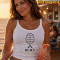 Built Different Ladies Crop Tank | FREAK-ISH