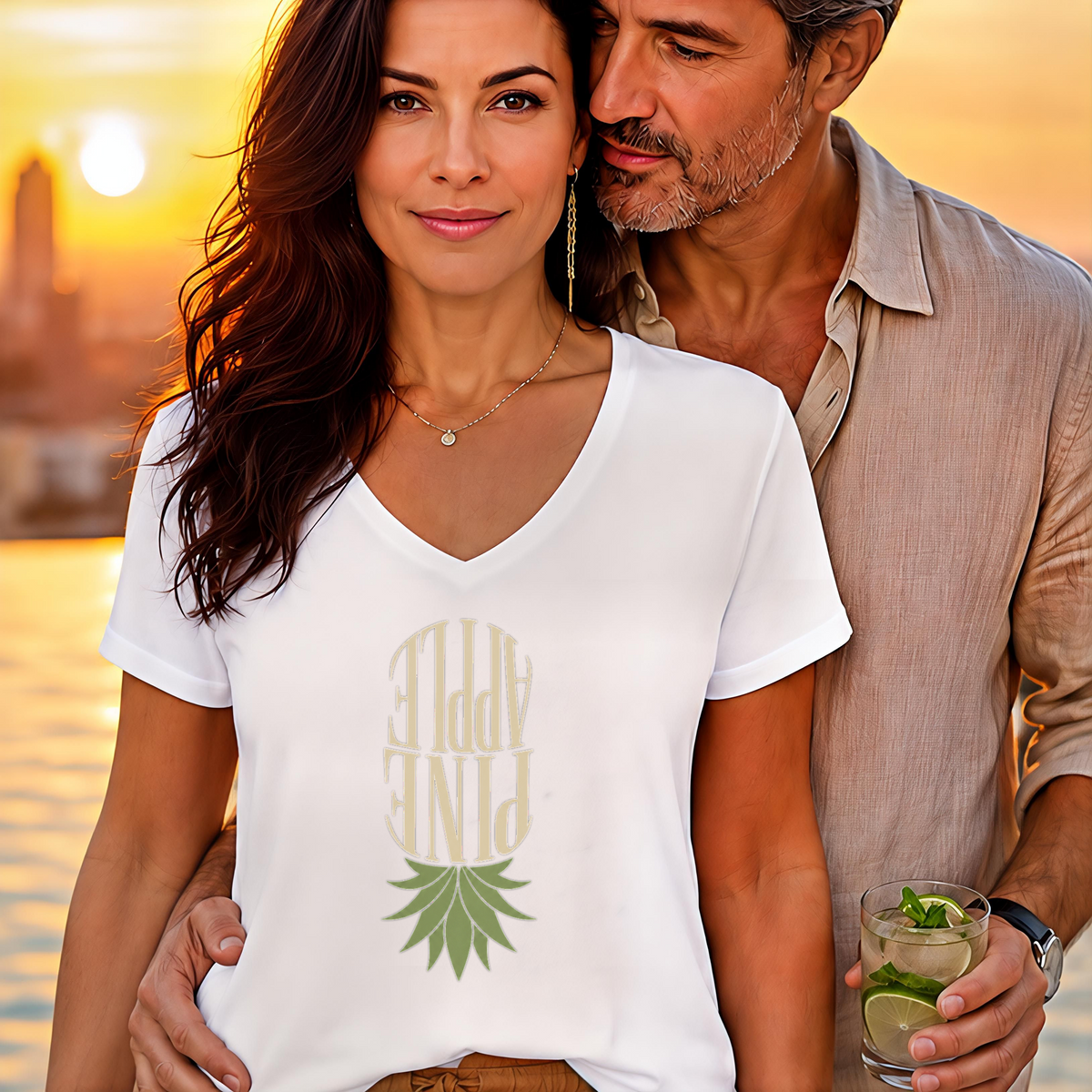 Pine Apple V-Neck | FREAK-ISH