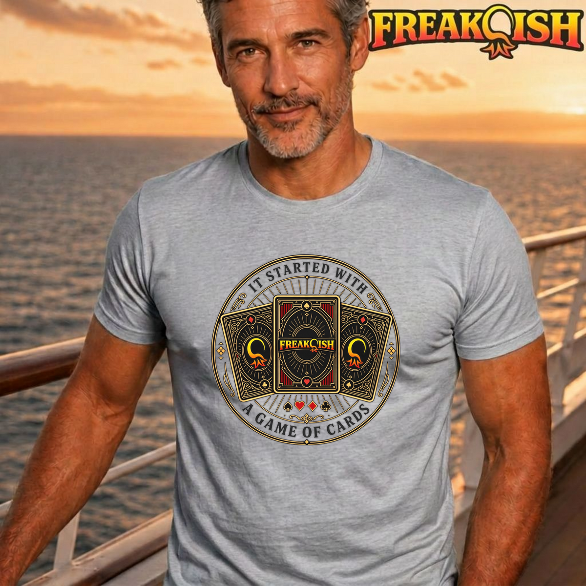It Started With A Game Of Cards Unisex Tee | FREAK-ISH