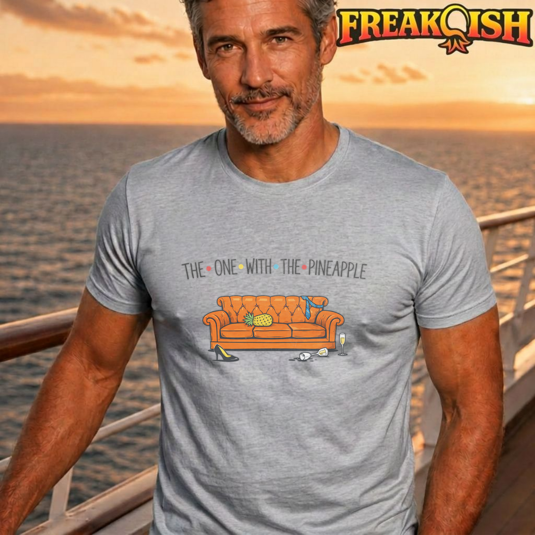 The One With The Pineapple Unisex Tee | FREAK-ISH