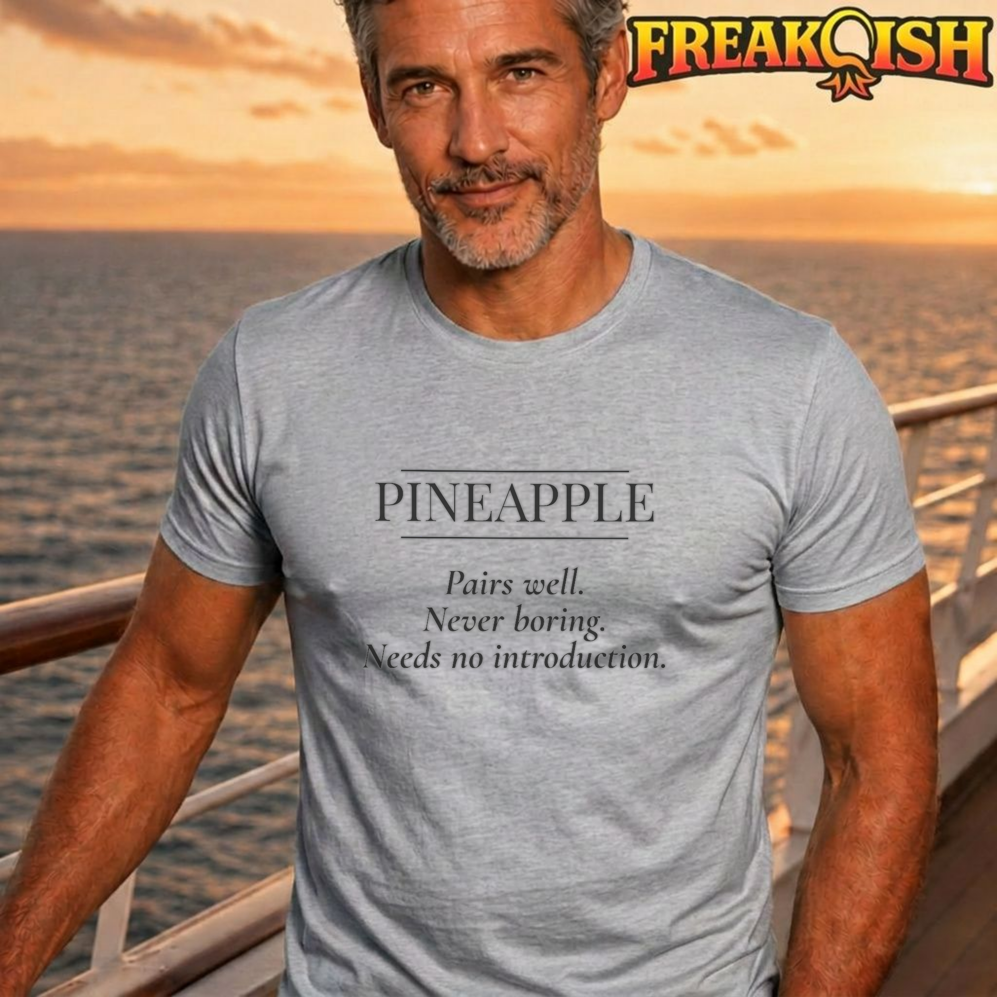 Pineapple Pairs Well Unisex Tee | FREAK-ISH