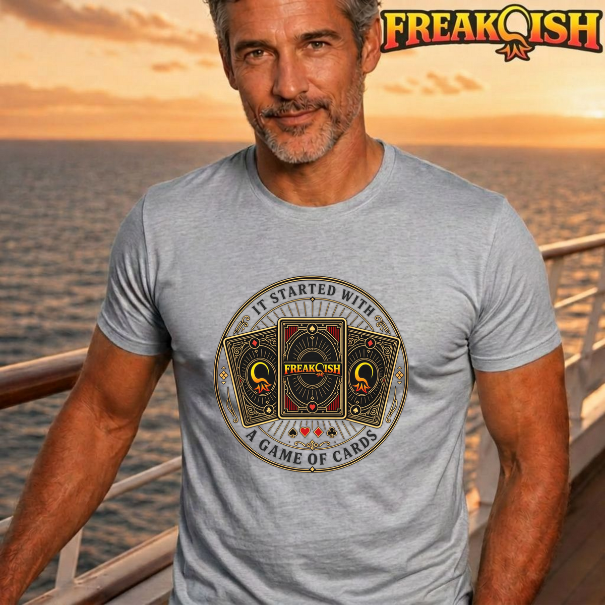 It Started With A Game Of Cards Unisex Tee | FREAK-ISH