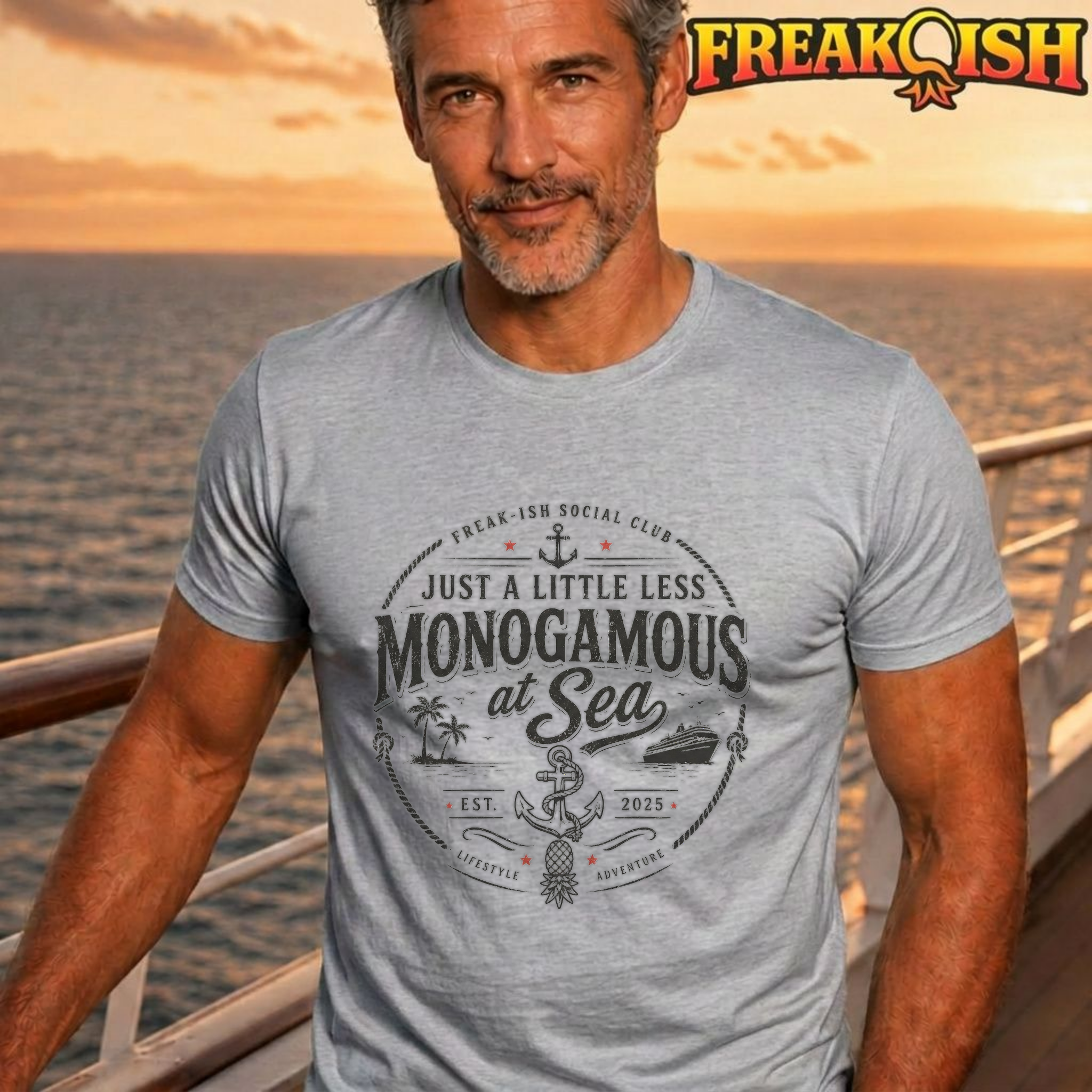 Less Monogamous at Sea Unisex Tee | FREAK-ISH