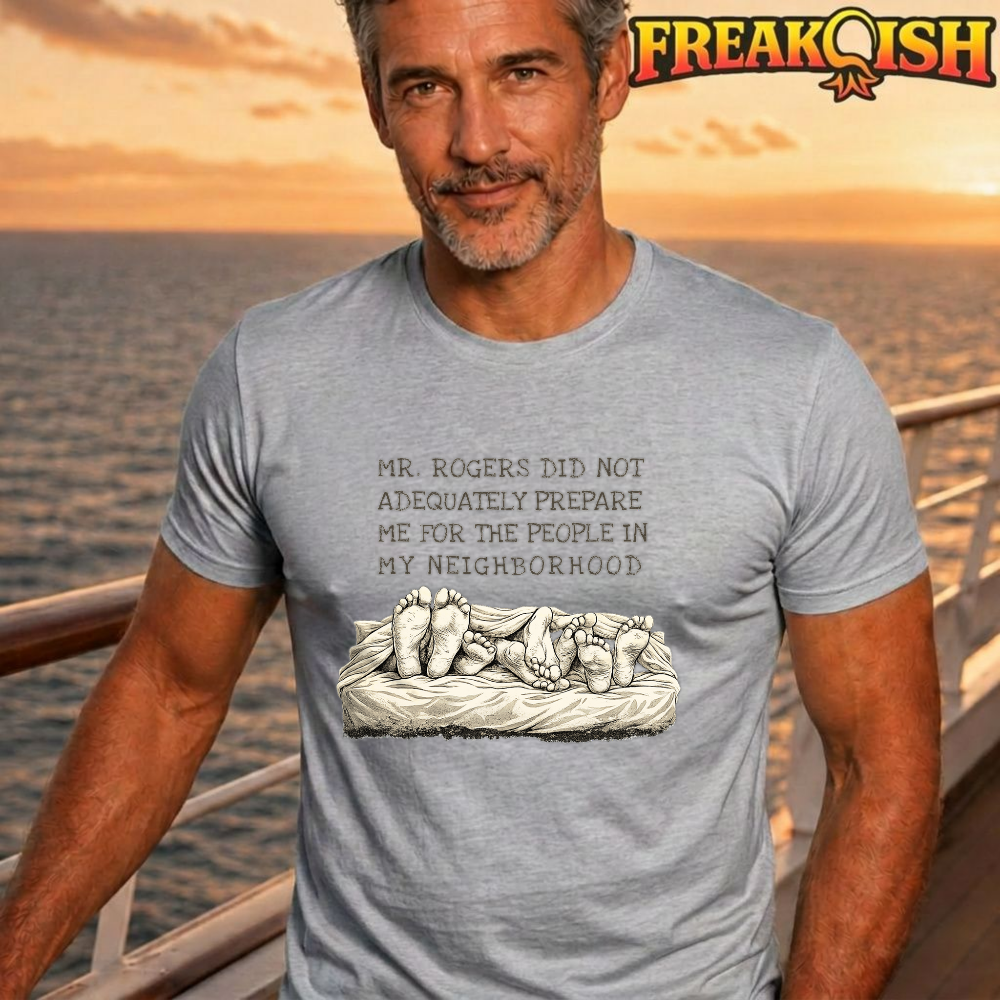 Mr. Rogers Did Not Adequately Prepare Me Unisex Tee | FREAK-ISH