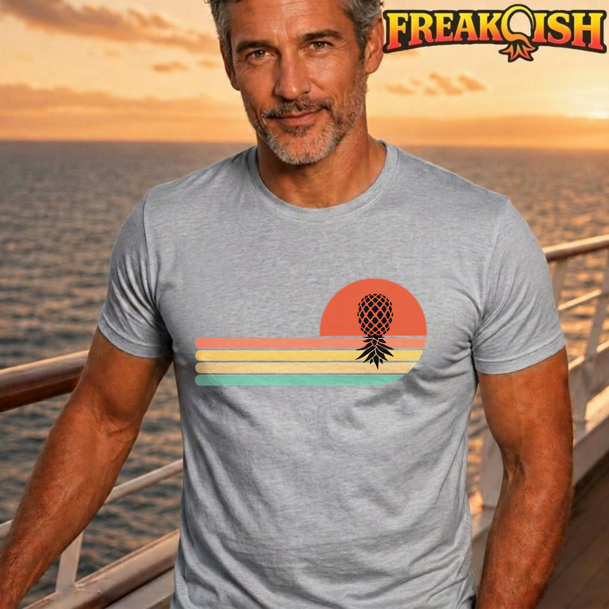 Swingin Sunset Unisex Tee | FREAK-ISH