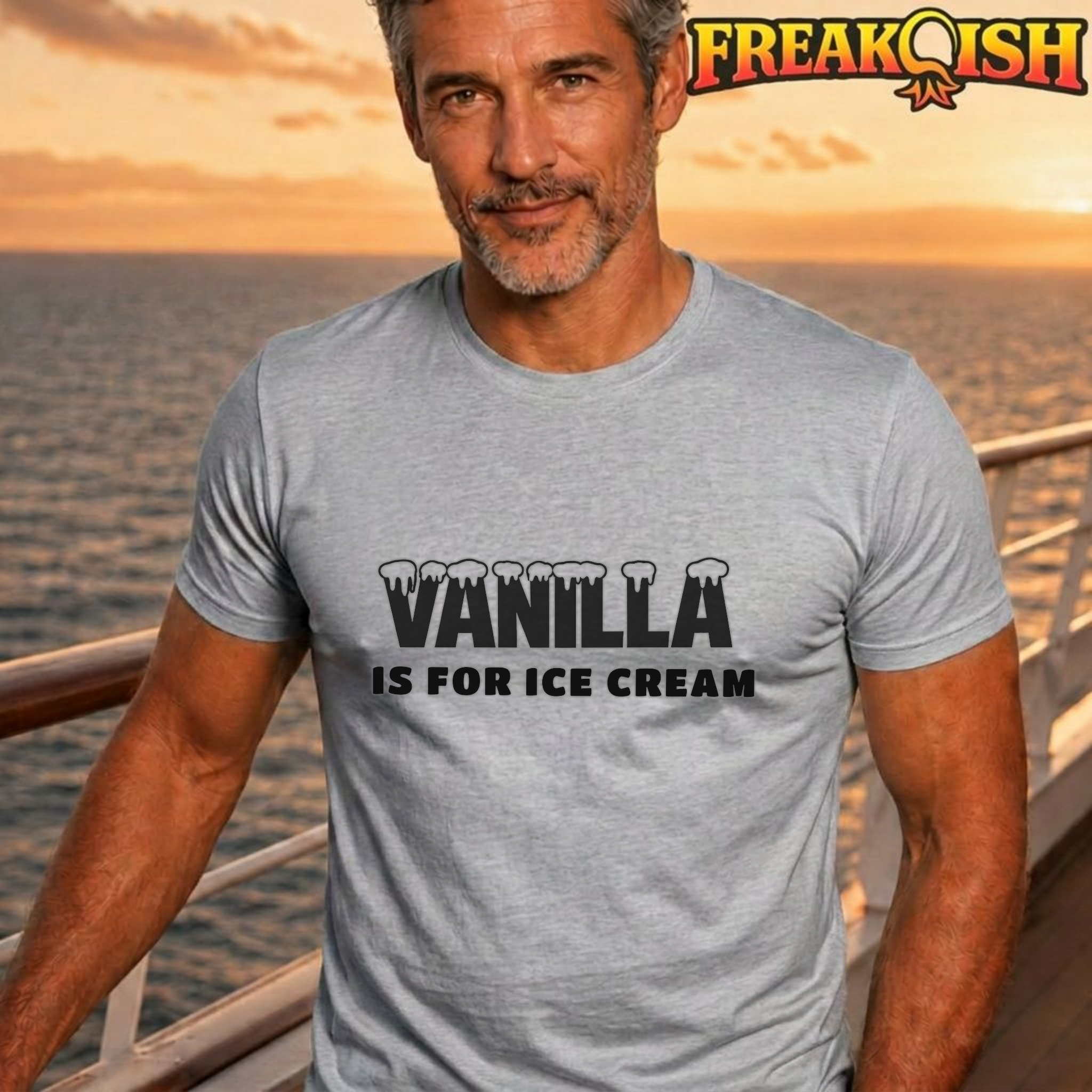 Vanilla Is For Ice Cream Unisex Tee | FREAK-ISH