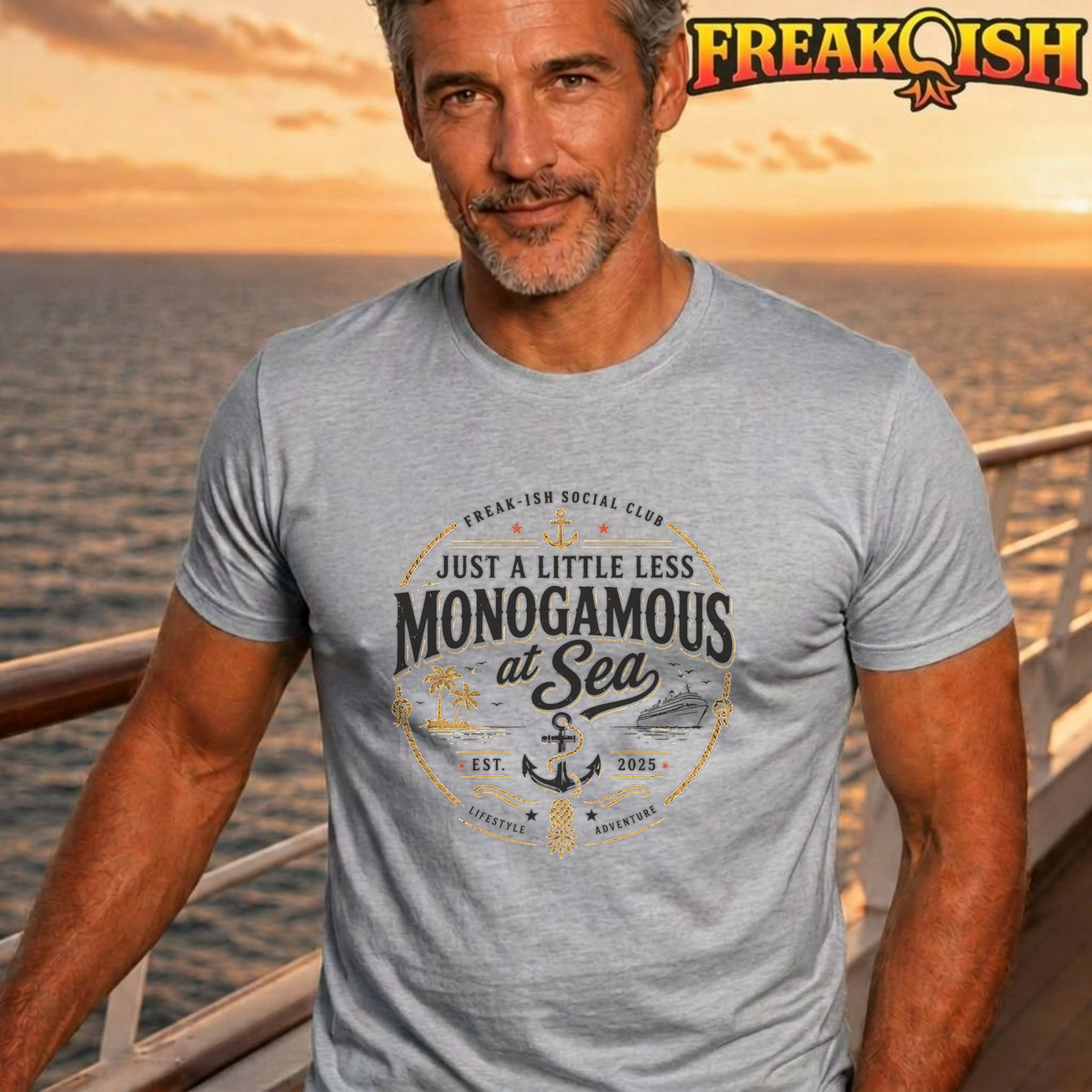 Less Monogamous at Sea Unisex Tee | FREAK-ISH