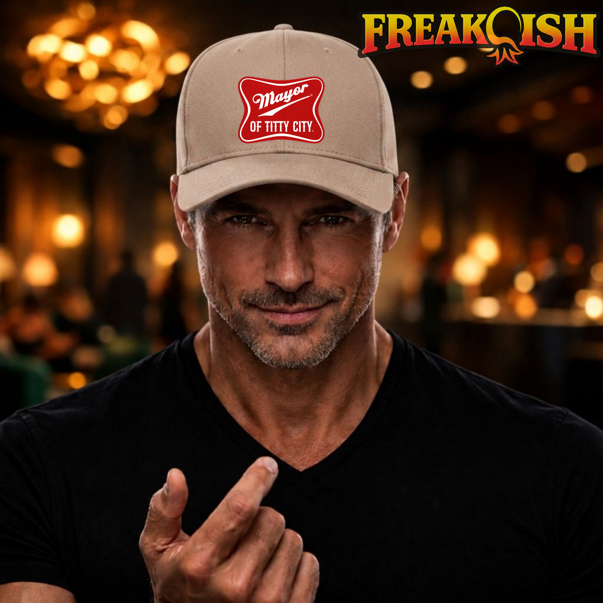 Mayor of Titty City Embroidered Hat | FREAK-ISH