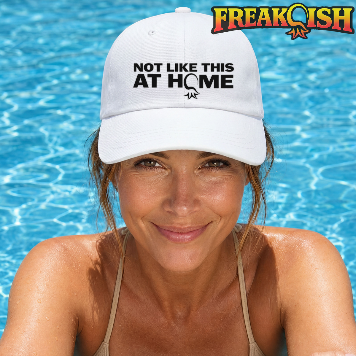 Not Like This at Home Embroidered Hat | FREAK-ISH