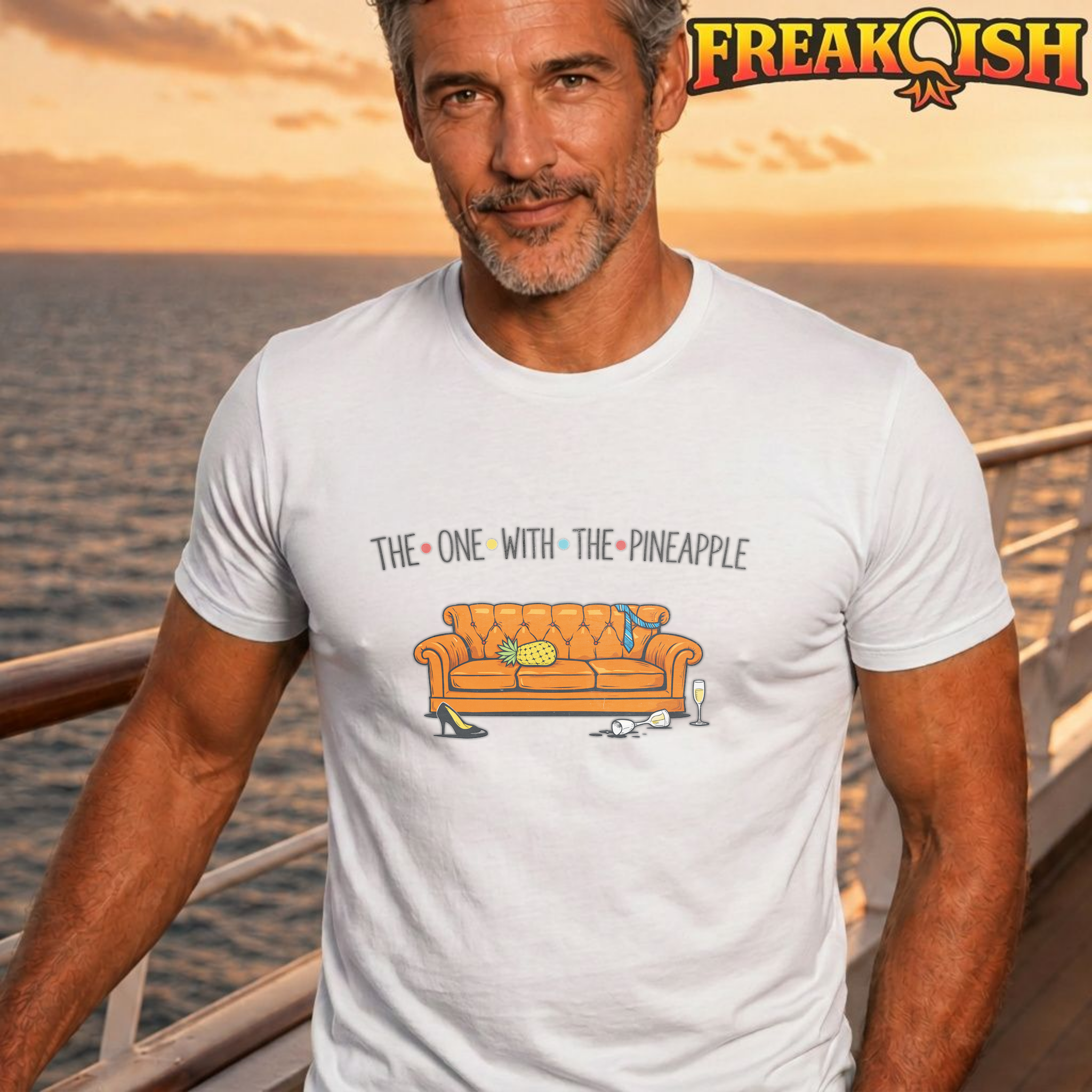 The One With The Pineapple Unisex Tee | FREAK-ISH