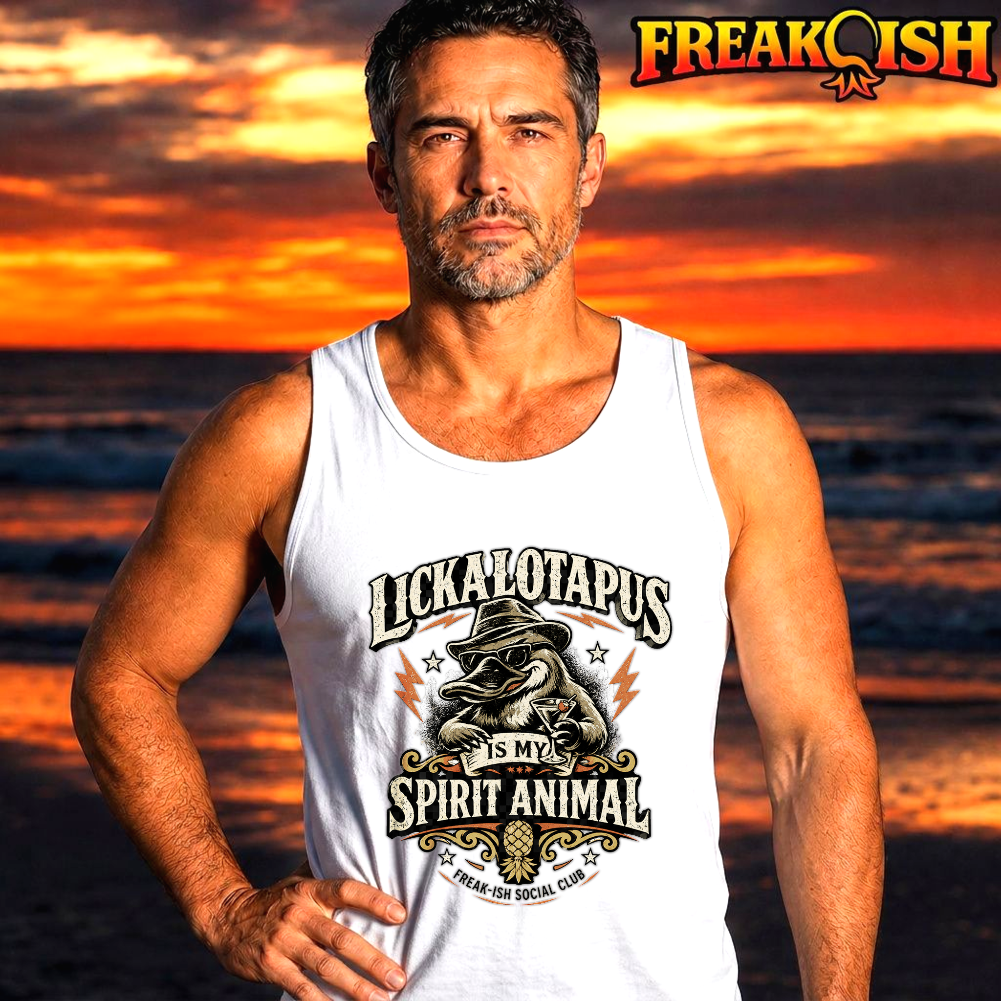 Lickalotapus is My Spirit Animal Men's Tank | FREAK-ISH