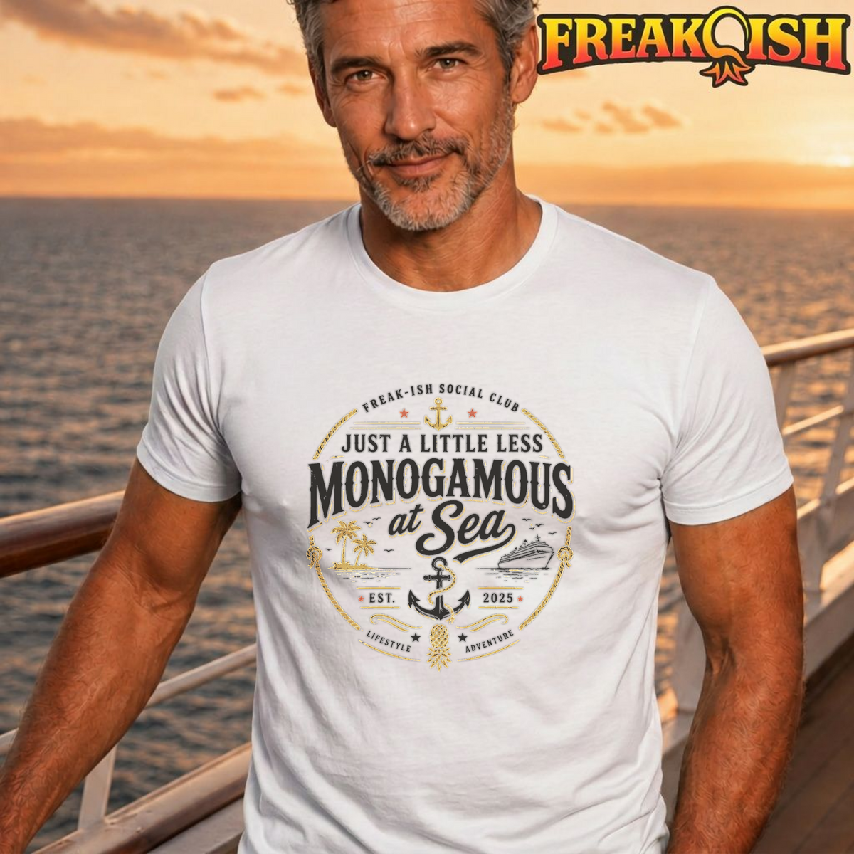 Less Monogamous at Sea Unisex Tee | FREAK-ISH