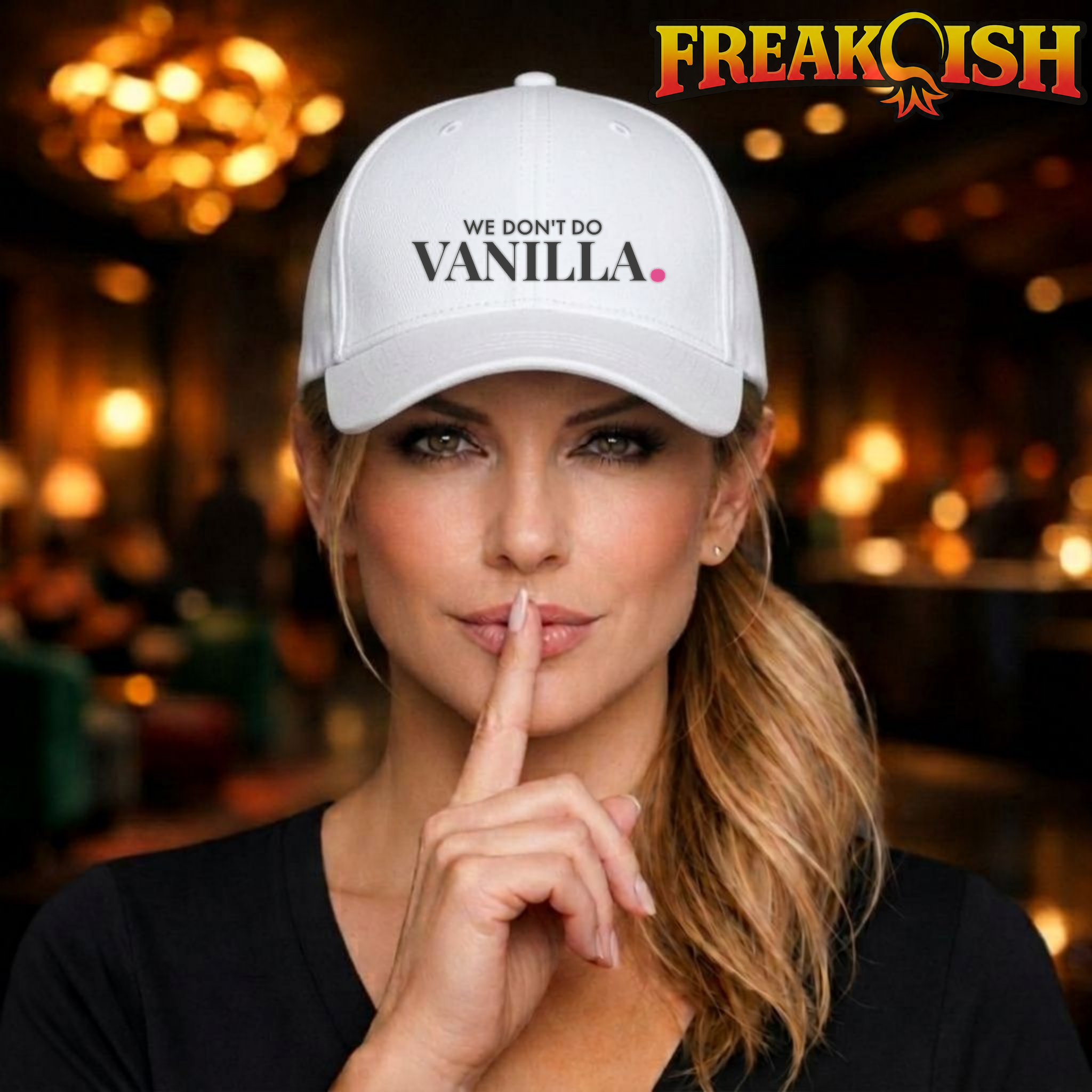 We Don't Do Vanilla Embroidered Hat | FREAK-ISH