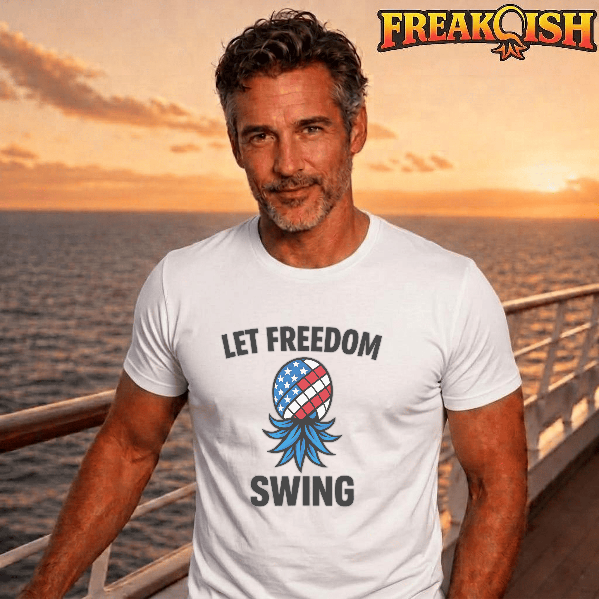 Let Freedom Swing Unisex Tee | FREAK-ISH
